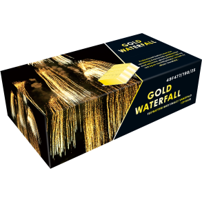 Gold Waterfall - 139 skuds 25 mm kombinationsbatteri